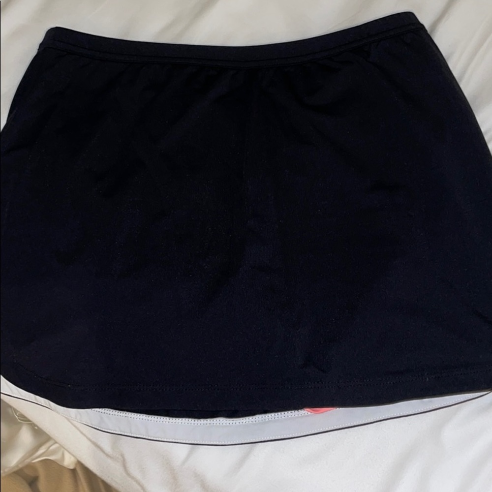 black tennis skirt